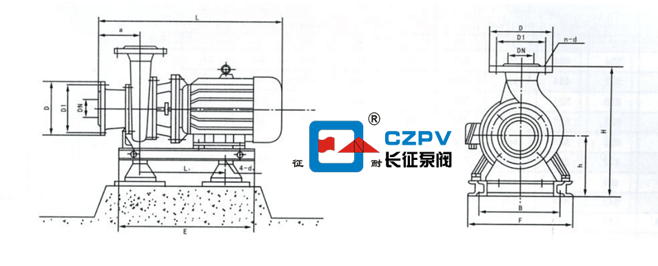 循環泵的安裝尺寸
